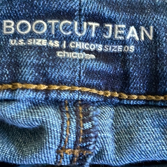 Chicos Jeans Size 4S/0S - Picture 8 of 9